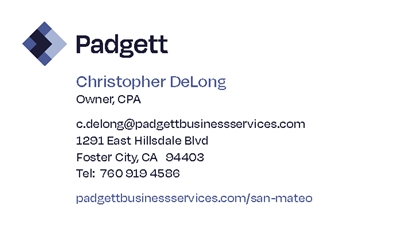 Padgett Business Cards 2-Sided HORIZONTAL