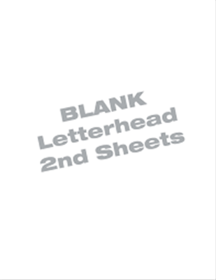 Blank 2nd Sheets - UGA