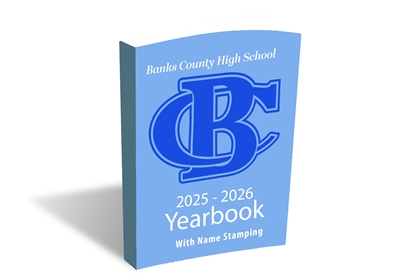 Banks County High School 2025-2026 Yearbook (WITH Name on Cover)
